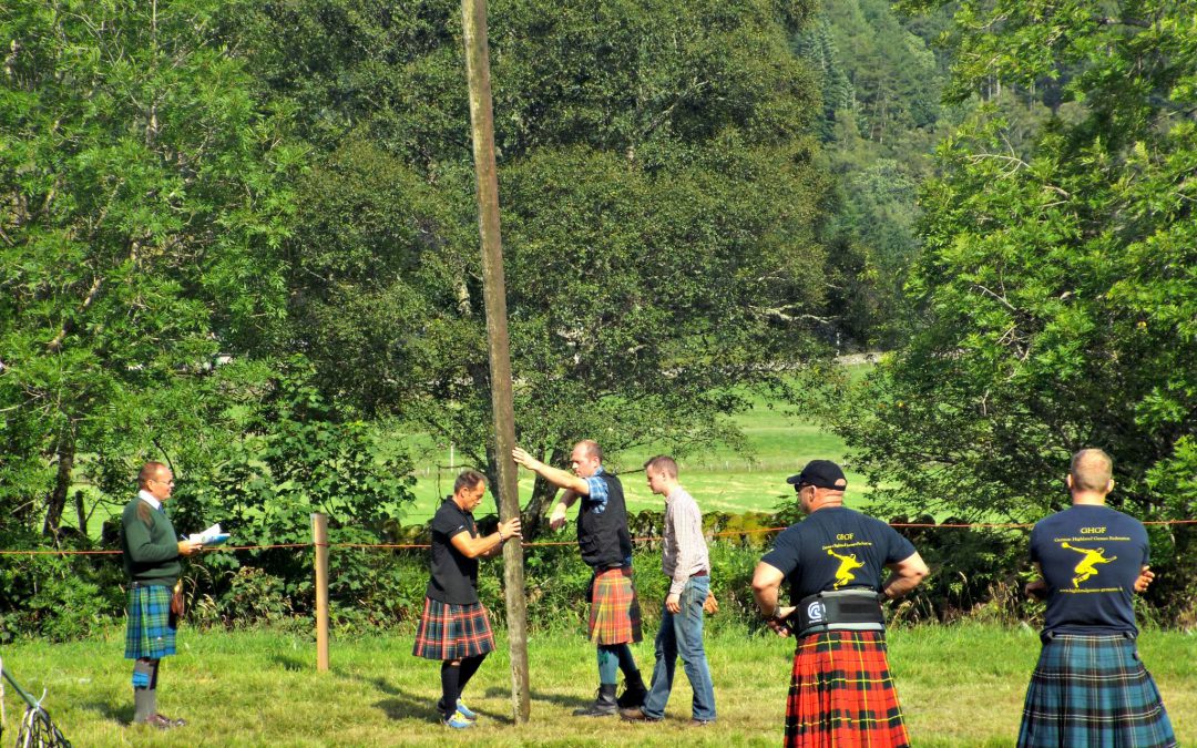 Los juegos de las Tierras Altas (Highland Games) en Glenisla