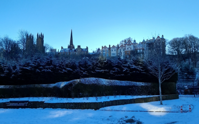 Edimburgo nevado: Princes Street Gardens (galería de fotos)