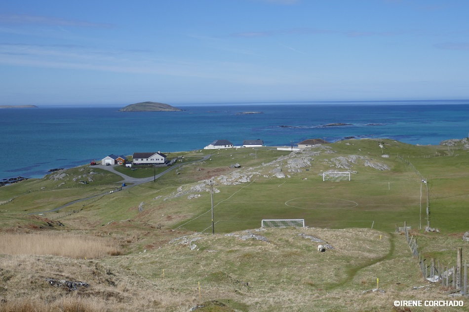 campo de fútbol de Eriskay